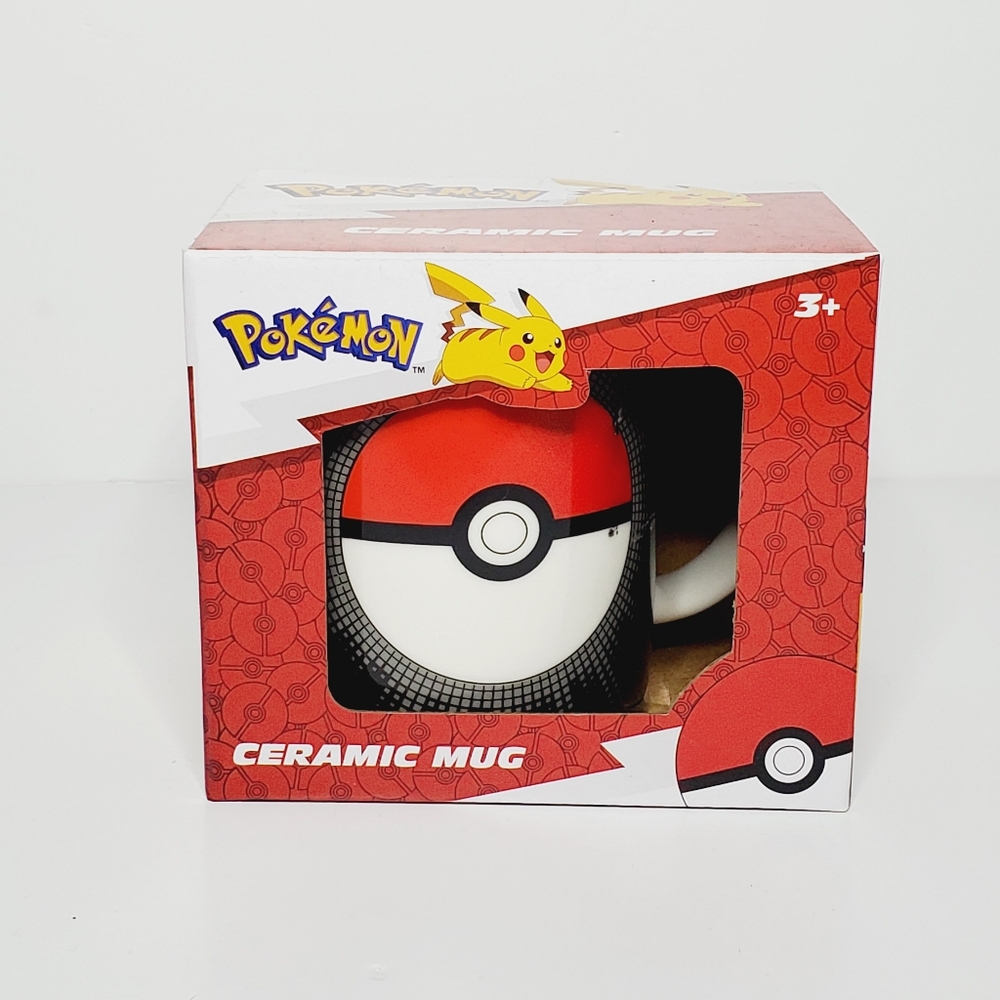 Pokemon Pokeball Ceramic Mug In Box